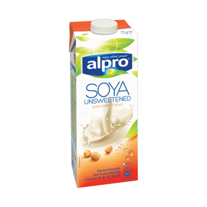 ألبرو لبن صويا من غير سكر